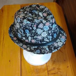 Unisex Pamoa Floral Fedora